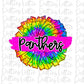 Panthers Pom Png - Cheer Sublimation File - Instant download - Digital Download