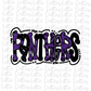 Panthers  PNG - Panthers Sublimation  - Digital Download - Purple and Black