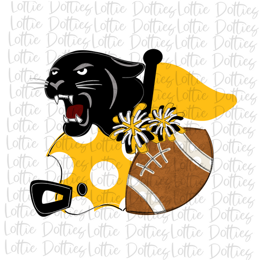 Panther Spirit Stack  PNG - Panthers - Sublimation - Digital Download