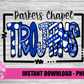 Parkers Chapel Trojans PNG - Trojans sublimation design - Digital Download
