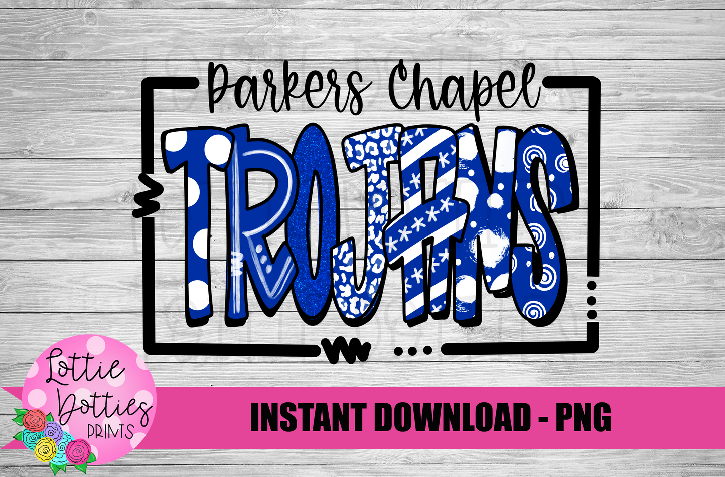 Parkers Chapel Trojans PNG - Trojans sublimation design - Digital Download