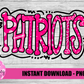Patriots   PNG - Patriots Sublimation design - Breast Cancer -  Digital Download