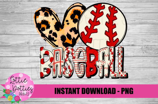 Peace Love Baseball Png - Baseball Design - Baseball  Design