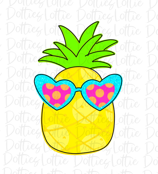 Pineapple Png - Summer sublimation design - Digital Download