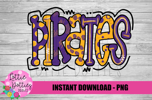 Pirates PNG - Pirates -  sublimation design - Digital Download