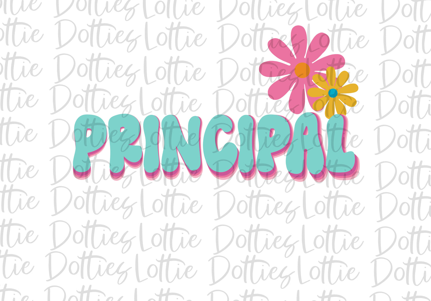 Principal  - PNG - Back To School - Sublimation - Digital Download