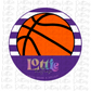 Basketball Circle - PNG - Basketball  - Digital Download - Purple
