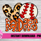 Raiders Baseball  Png - Raiders Sublimation Design - Digital Download