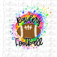 Tie Dye Raiders  Football  - PNG - Football - Sublimation - Digital Download