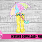Rainy Day - PNG - Spring - Sublimation - Digital Download