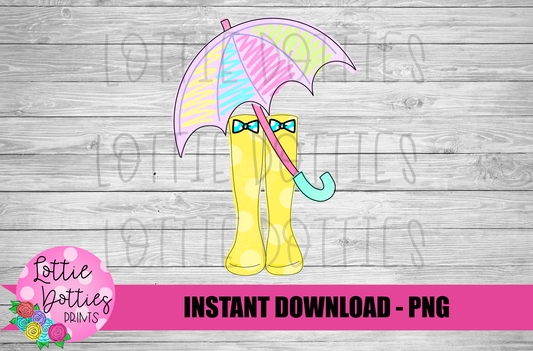 Rainy Day - PNG - Spring - Sublimation - Digital Download