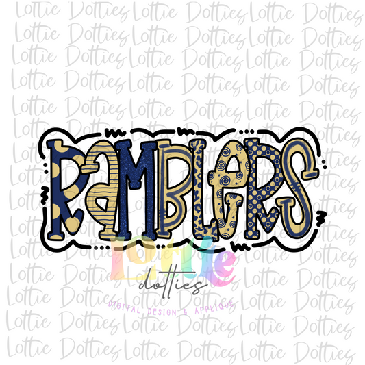 Ramblers PNG - Ramblers sublimation design - Digital Download