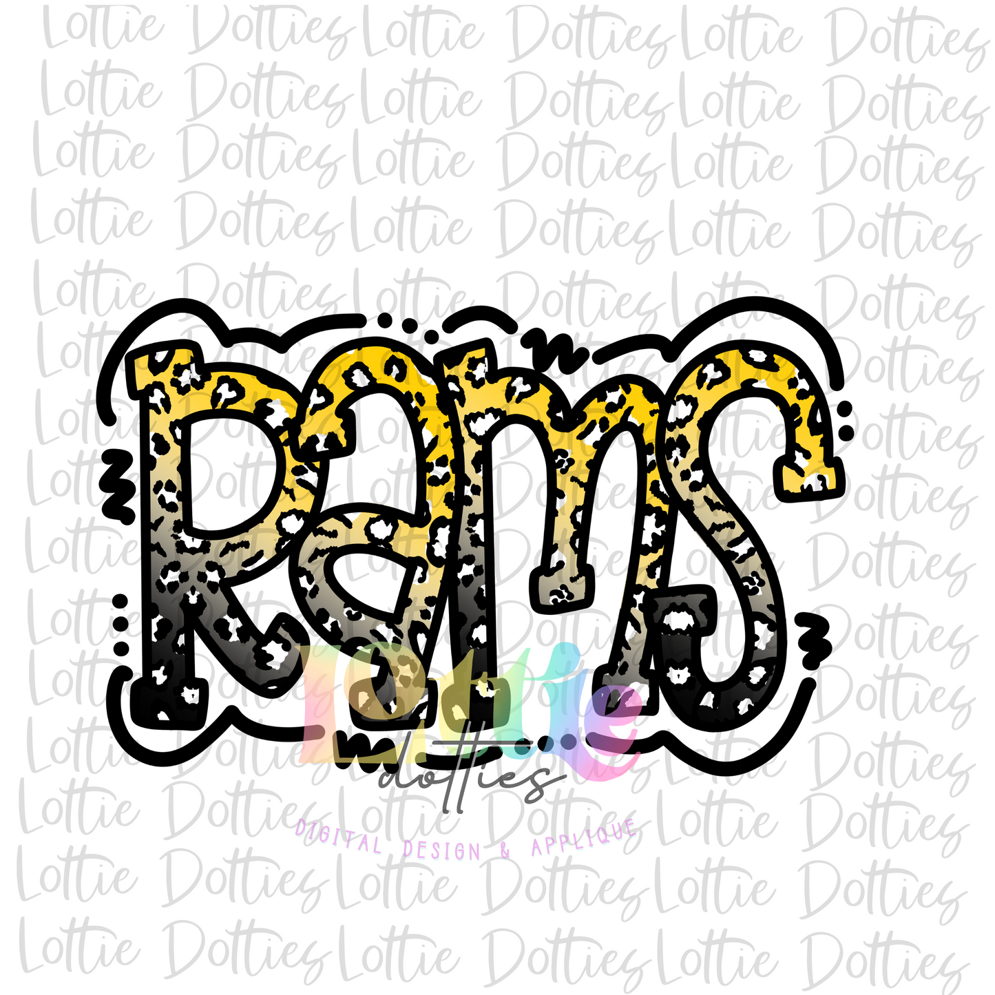 Rams PNG - Rams Sublimation design - Digital Download - Ombre Black and Yellow