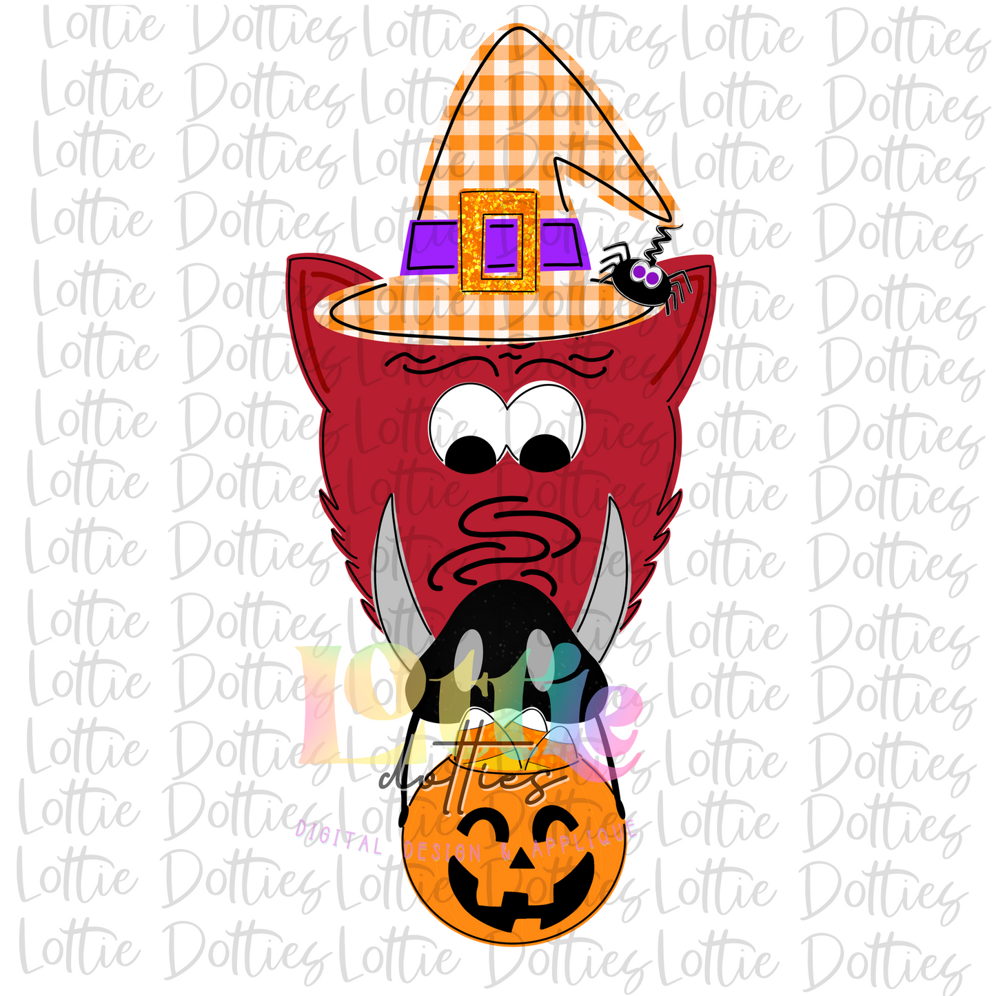 Razorback Halloween  PNG - Razorback Halloween design   - Razorbacks Sublimation - Digital Download