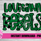 Louisiana Rebels PNG - Rebels PNG - Instant Download - Digital Download - Rebels Sublimation Design