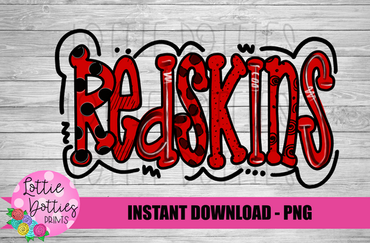 Redskins PNG - Redskins Sublimation - Digital Design