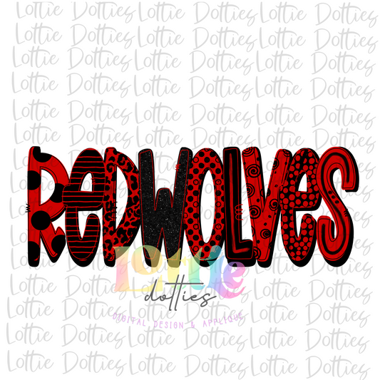 RedWolves PNG - RedWolves Sublimation - Digital Download