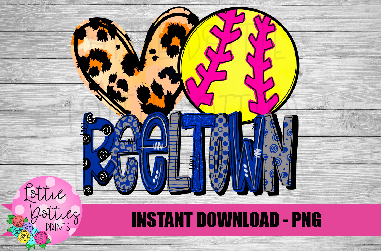 Peace Love Softball Png - Reeltown  Rebels - Digital Download - Mascot Sublimation