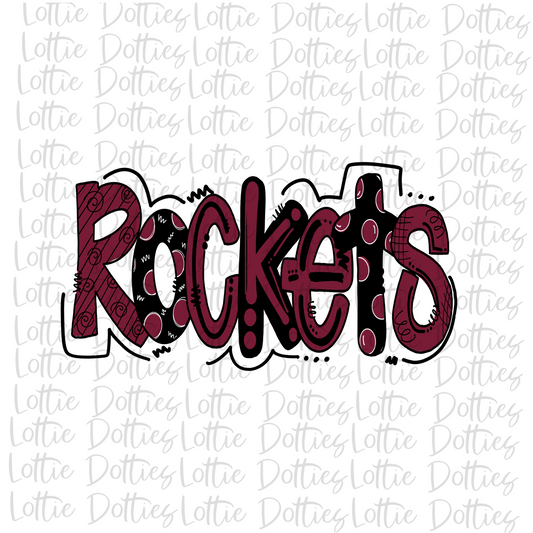 Rockets PNG - Sublimation - Digital Design