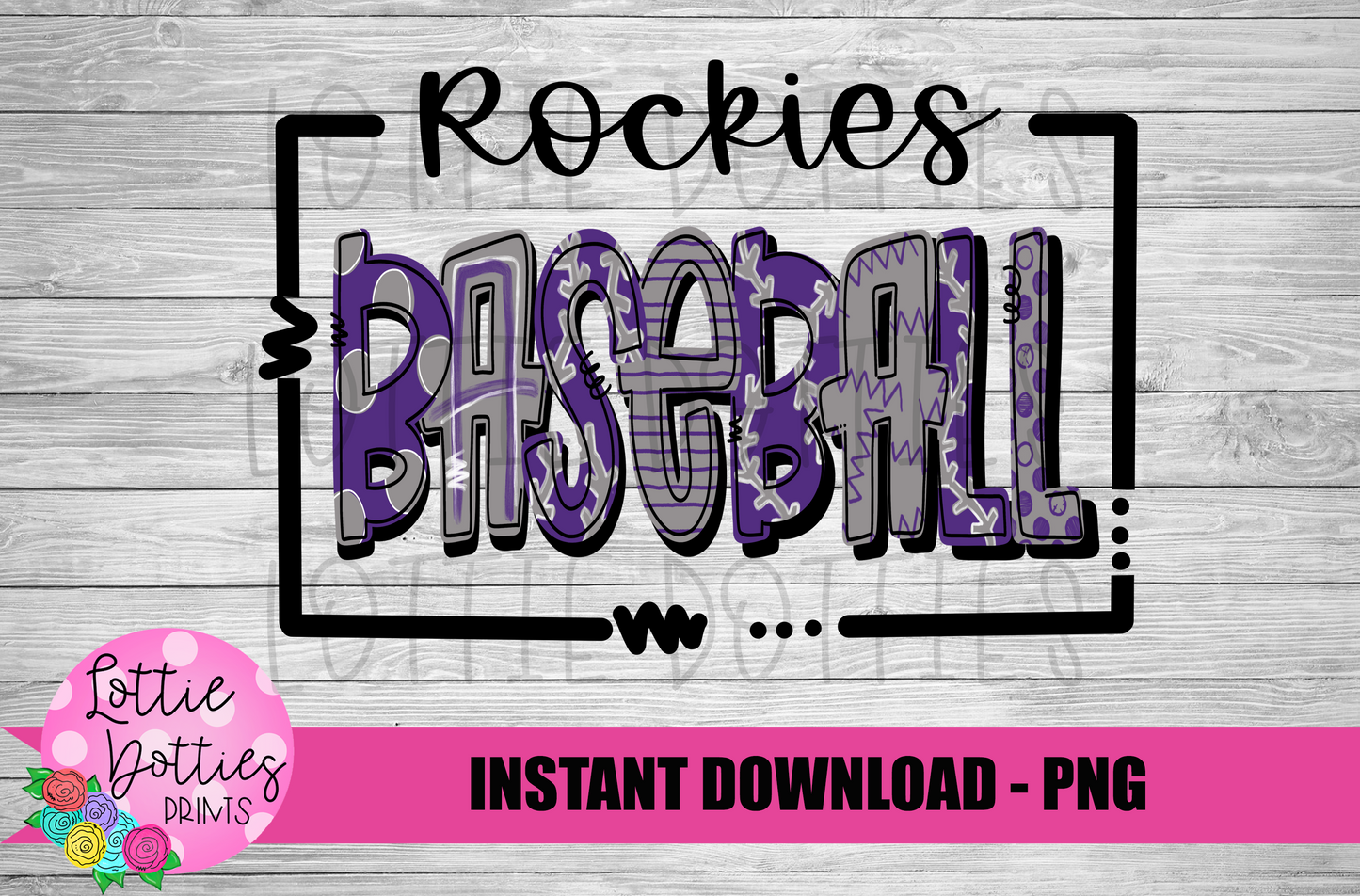 Rockies Baseball  - PNG - Baseball  - Sublimation - Digital Download