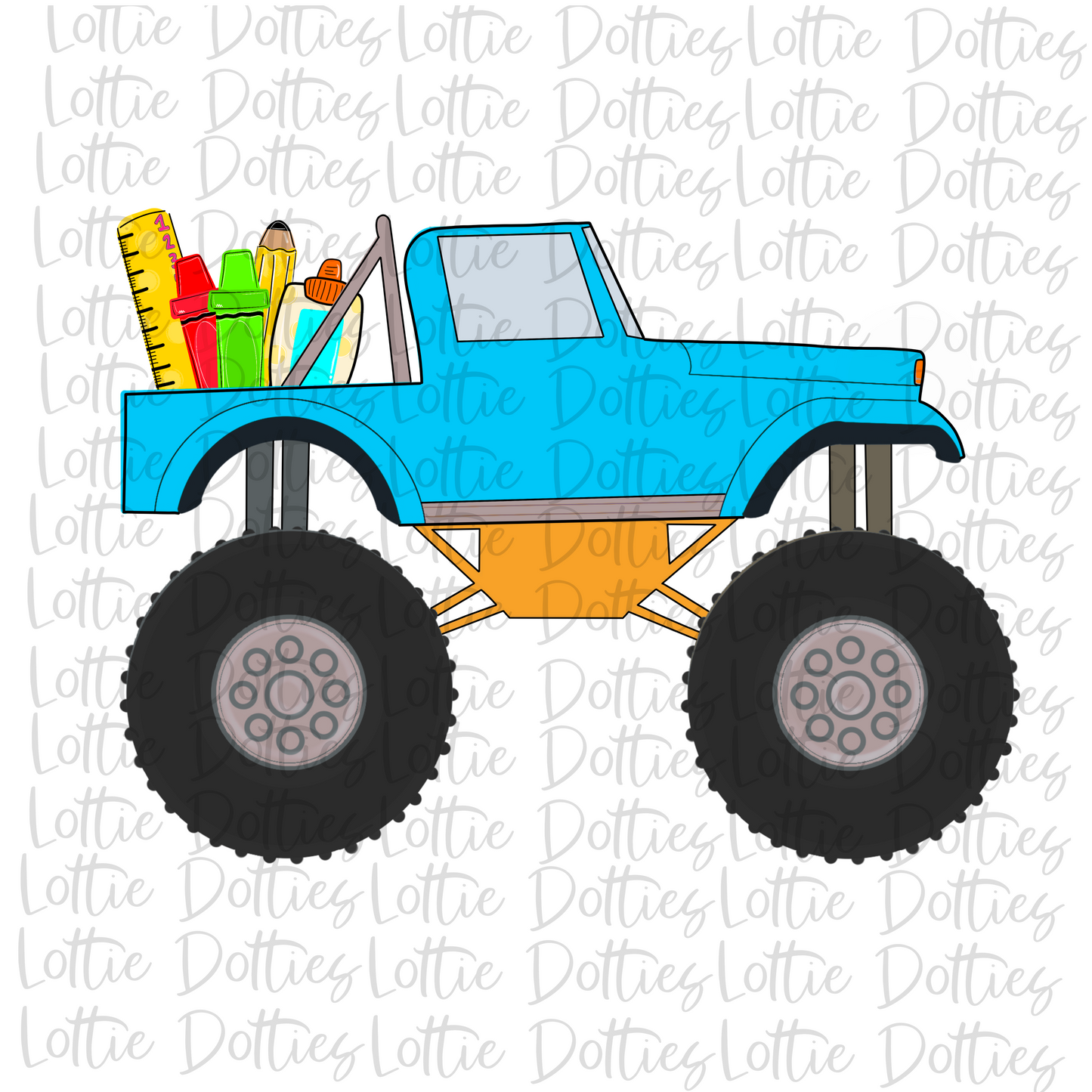 School Monster Truck Png - Monster Truck Design - Monster Truck Design