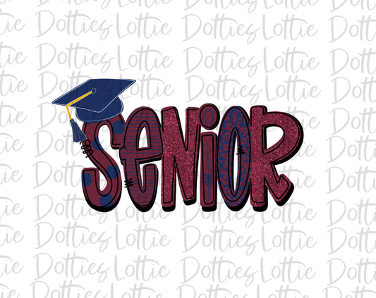 Senior PNG - Senior Sublimation - School Design