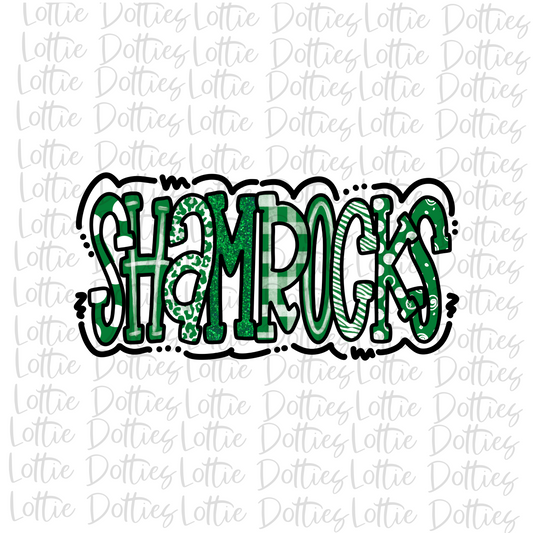 Shamrocks - PNG Shamrocks - Sublimation - Digital Download