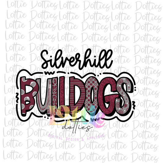 Silverhill Bulldogs -  PNG - Bulldogs  -  Sublimation Design - Digital Download