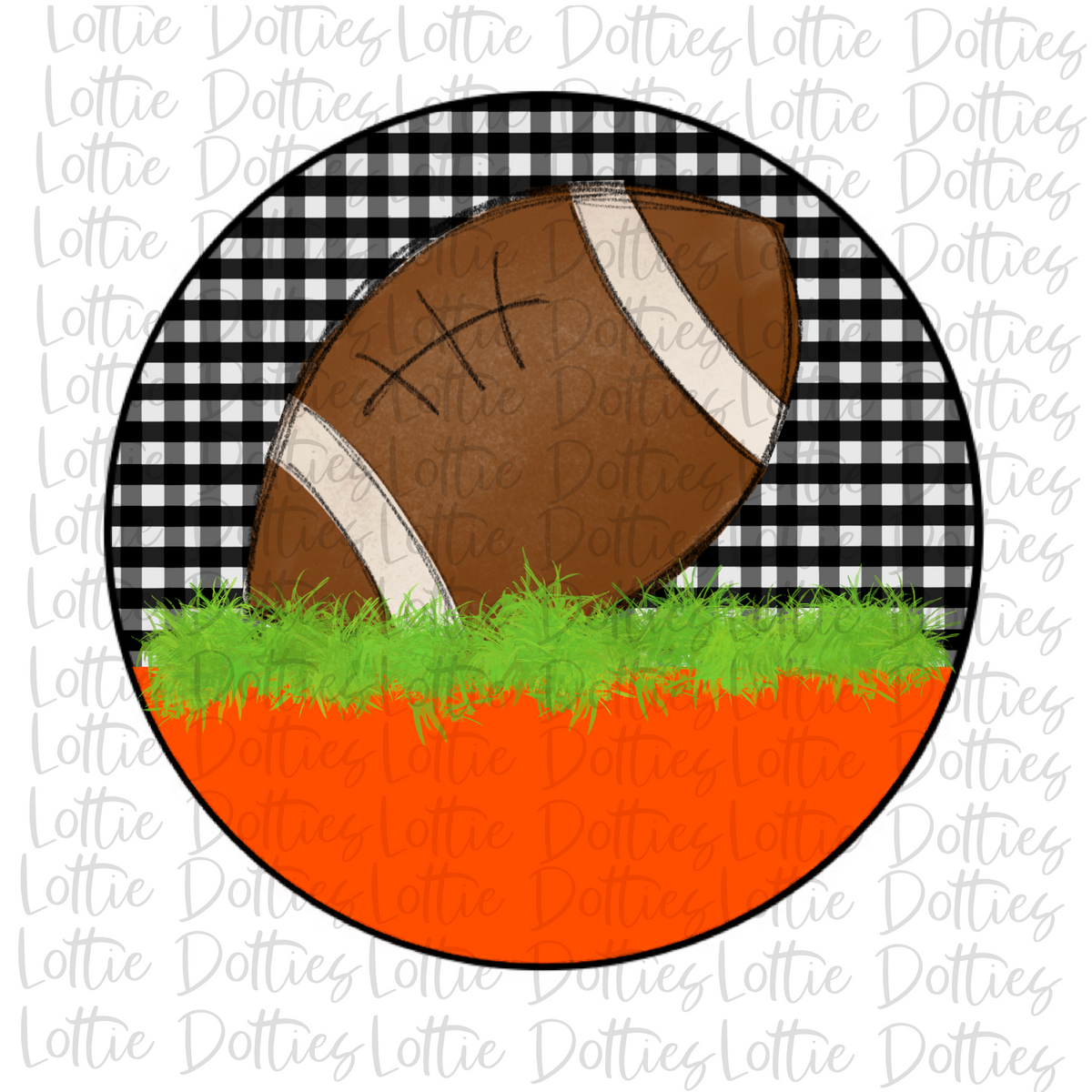 Football - PNG - Football Circle - Sublimation - Digital Download