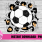 Soccer Ball -  Instant Download - Digital Download