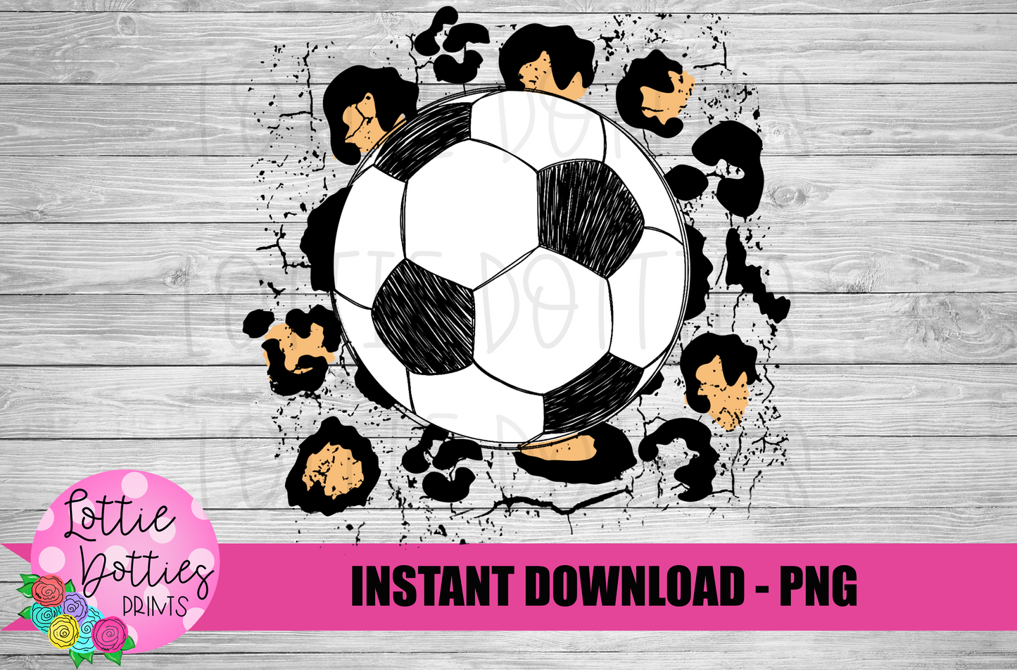 Soccer Ball -  Instant Download - Digital Download