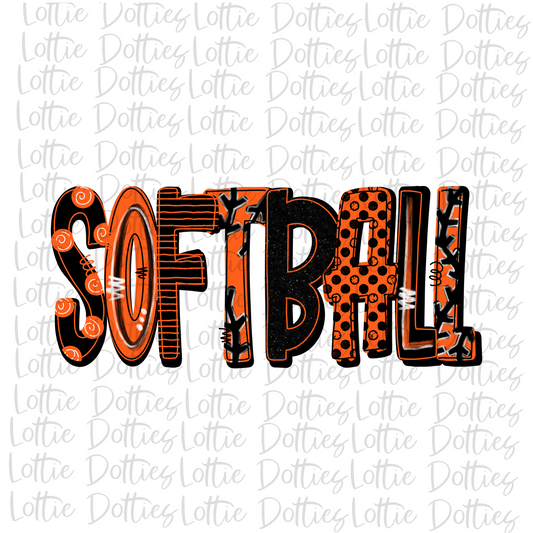 Softball Png  - Softball Sublimation -  Instant Download - Digital Download