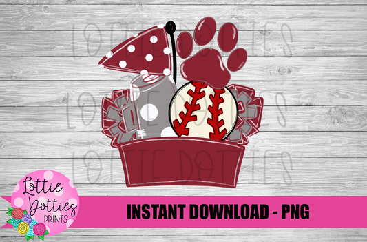 School Spirit Sublimation- Baseball - Sublimation Design - Cheer Sublimation Design- Digital Download