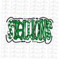 Stallions PNG - Stallions Sublimation Design - Digital Download - Green and White