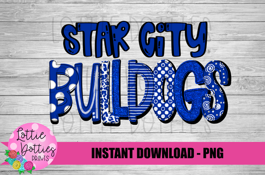 Star City Bulldogs -  PNG - Bulldogs  -  sublimation design - Digital Download