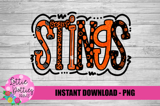 Stings PNG - Stings Sublimation - Digital Download