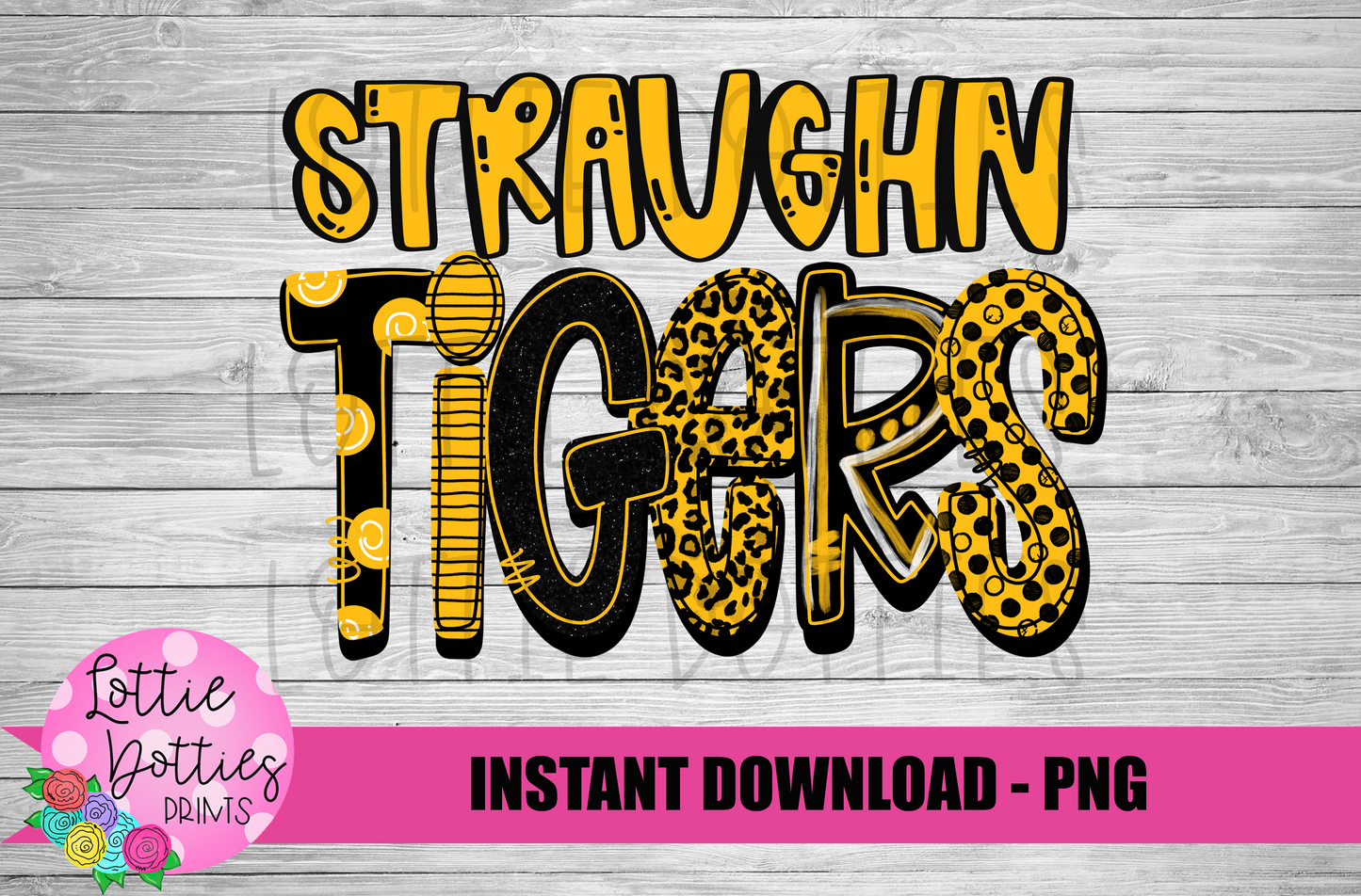 Straughn Tigers PNG - Tigers sublimation design - Digital Download