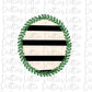 Striped Wreath Frame Png- Digital Download