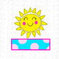 Sunshine Box  - PNG - Summer -Sublimation - Digital Download