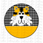 Tiger Circle  - Png -Black and Gold  - Sublimation Design- Digital Download