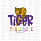 Tiger Pride PNG - Tigers Sublimation - Digital Download -Purple and Gold