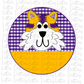 Tigers - PNG - Tiger Circle - Purple and Gold - Sublimation - Digital Download
