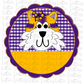 Tigers - PNG - Tiger Scallop  Purple and Gold - Sublimation - Digital Download