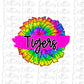 Tigers Pom Png - Cheer Sublimation File - Instant download - Digital Download