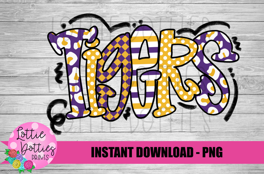 Tigers PNG - Tigers sublimation design - Digital Download