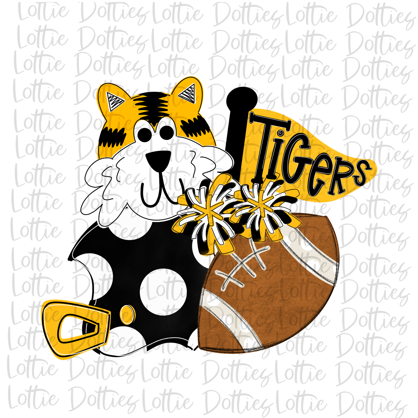 Tigers Png - Tigers Spirit Stack Design - School Spirit Design - Digital Download