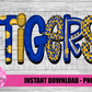 Tigers PNG - Tigers sublimation design - Digital Download