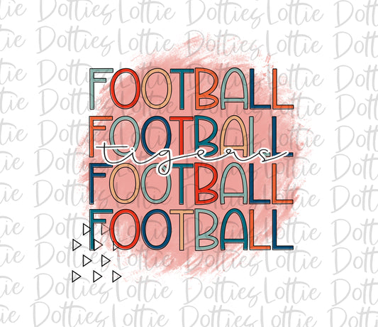 Football  Tigers - PNG - Football - Sublimation design - Digital Download