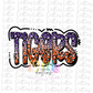 Tigers PNG - Tigers Sublimation Design - Digital Download - Ombre Purple and Orange