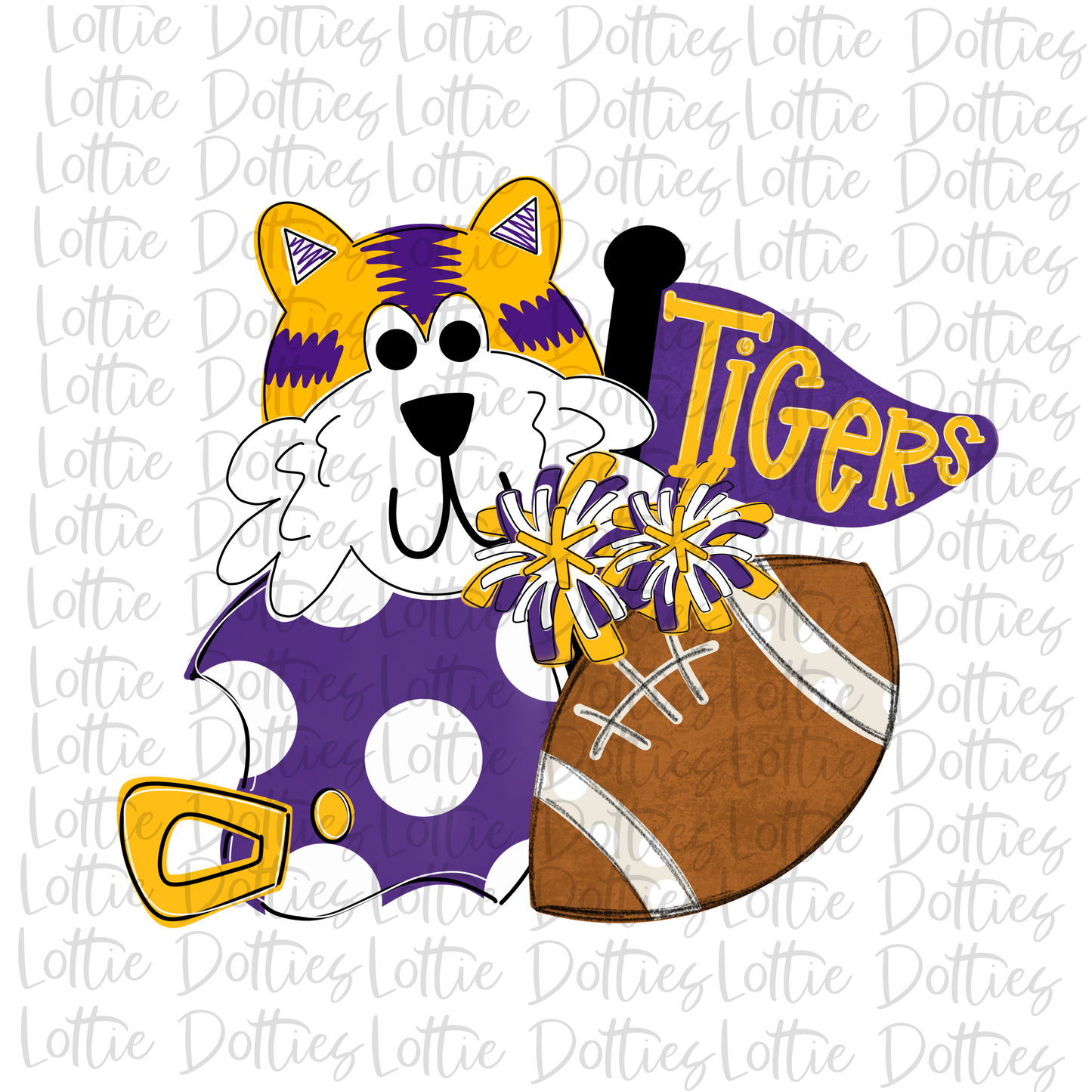 Tigers Png - Tigers Spirit Stack Design - School Spirit Design - Digital Download